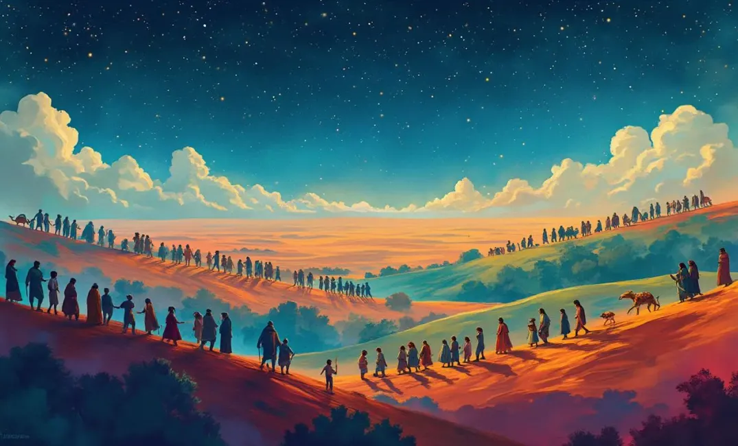 Day 195: The Tale of Human Migration: Charting Journeys and Transformations